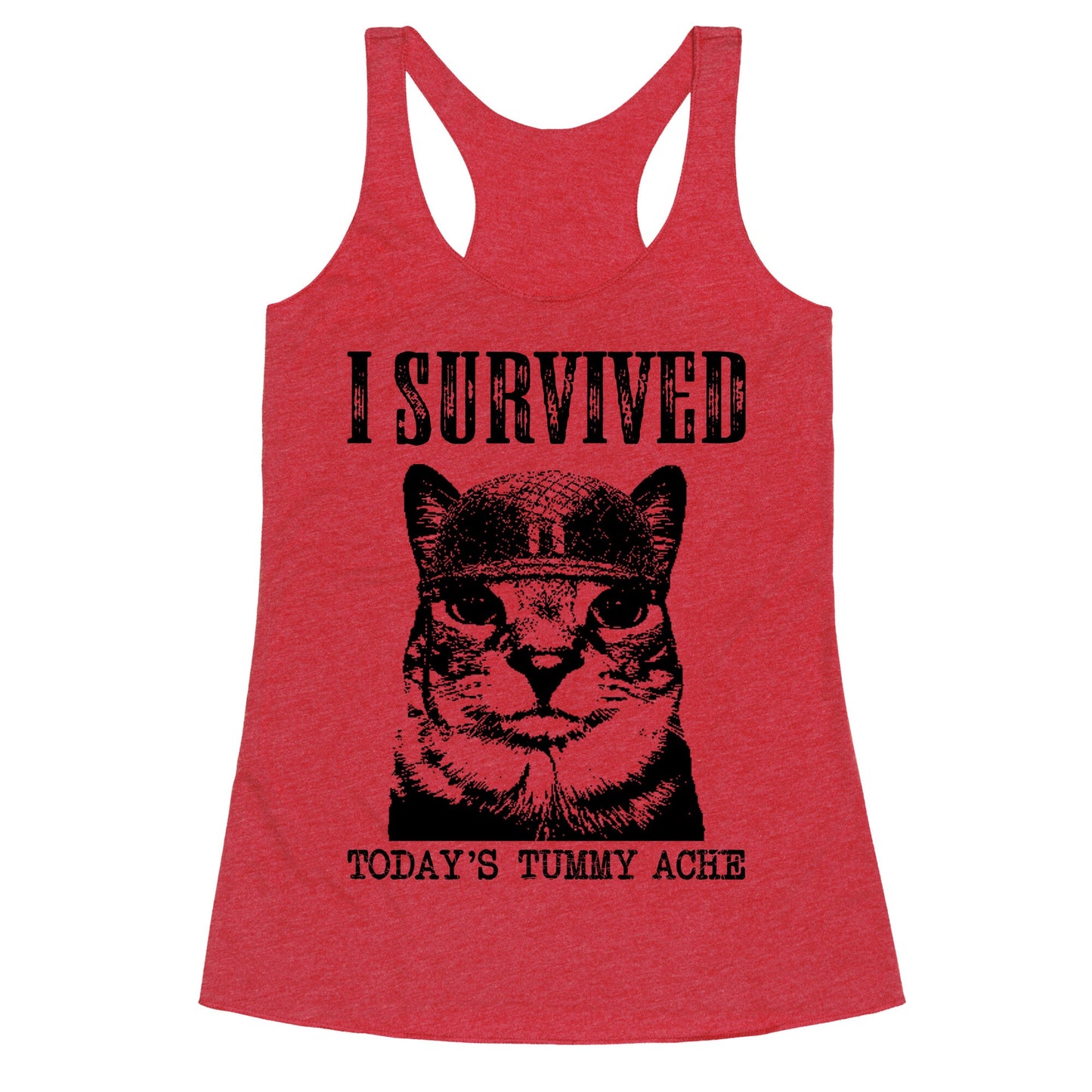 Tummy Ache Survivor Racerback Tank