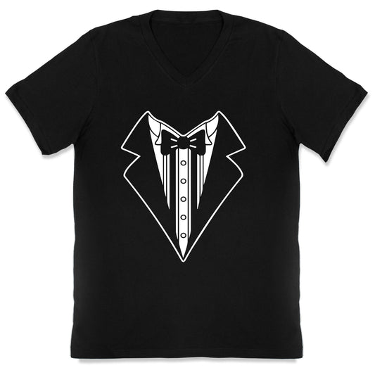 Tuxedo T Shirt V-Neck