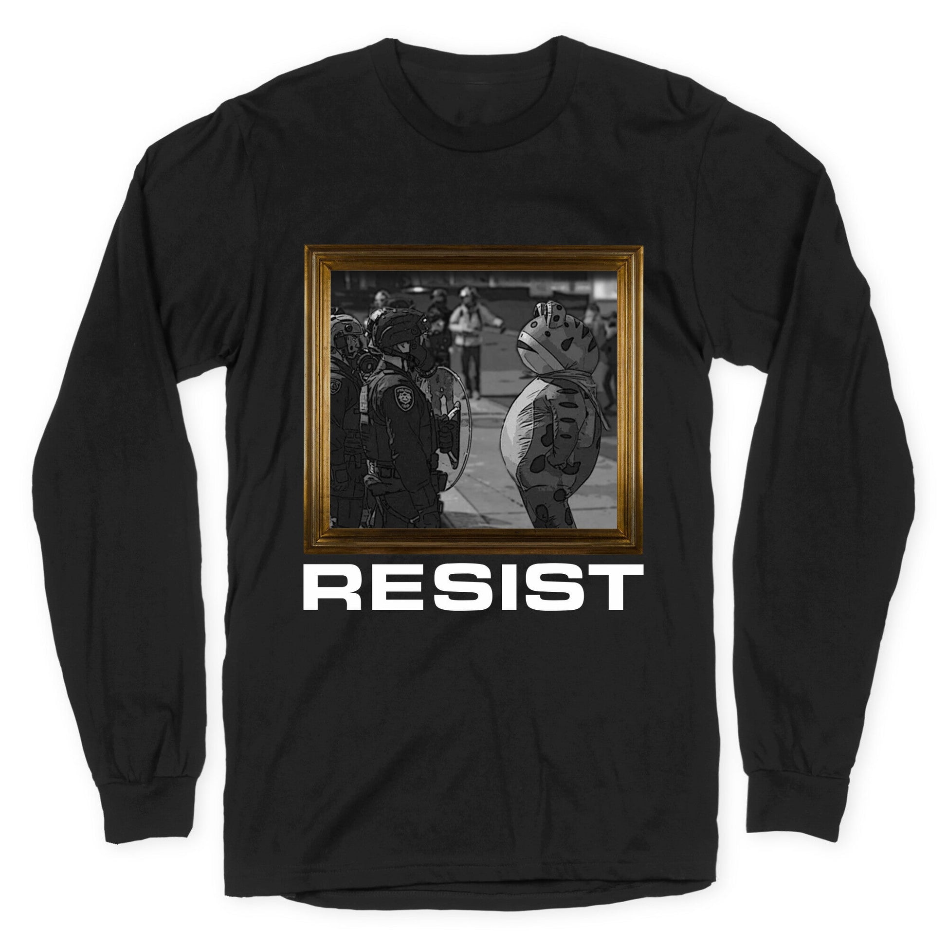 Portland Protest Frog Longsleeve Tee
