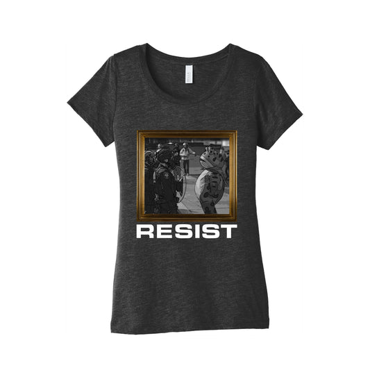 Portland Protest Frog Womens Triblend Tee