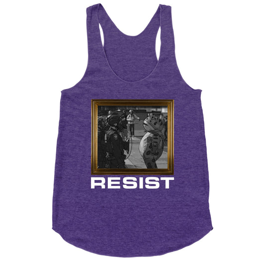 Portland Protest Frog Racerback Tank