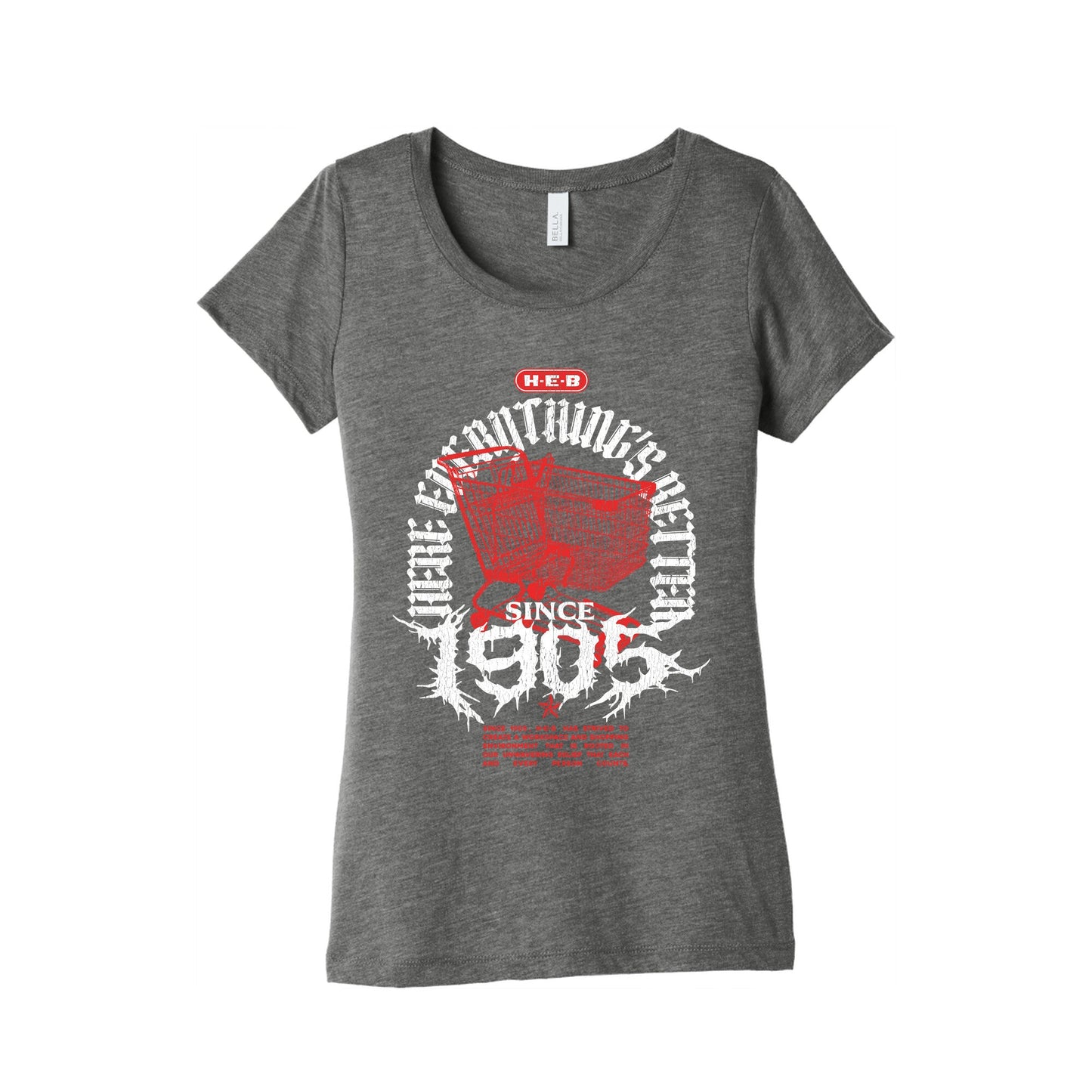 H-E-B Metal Shirt Womens Triblend Tee