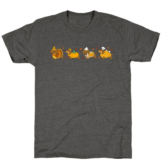 Turkey Dog Shirt Unisex Triblend Tee