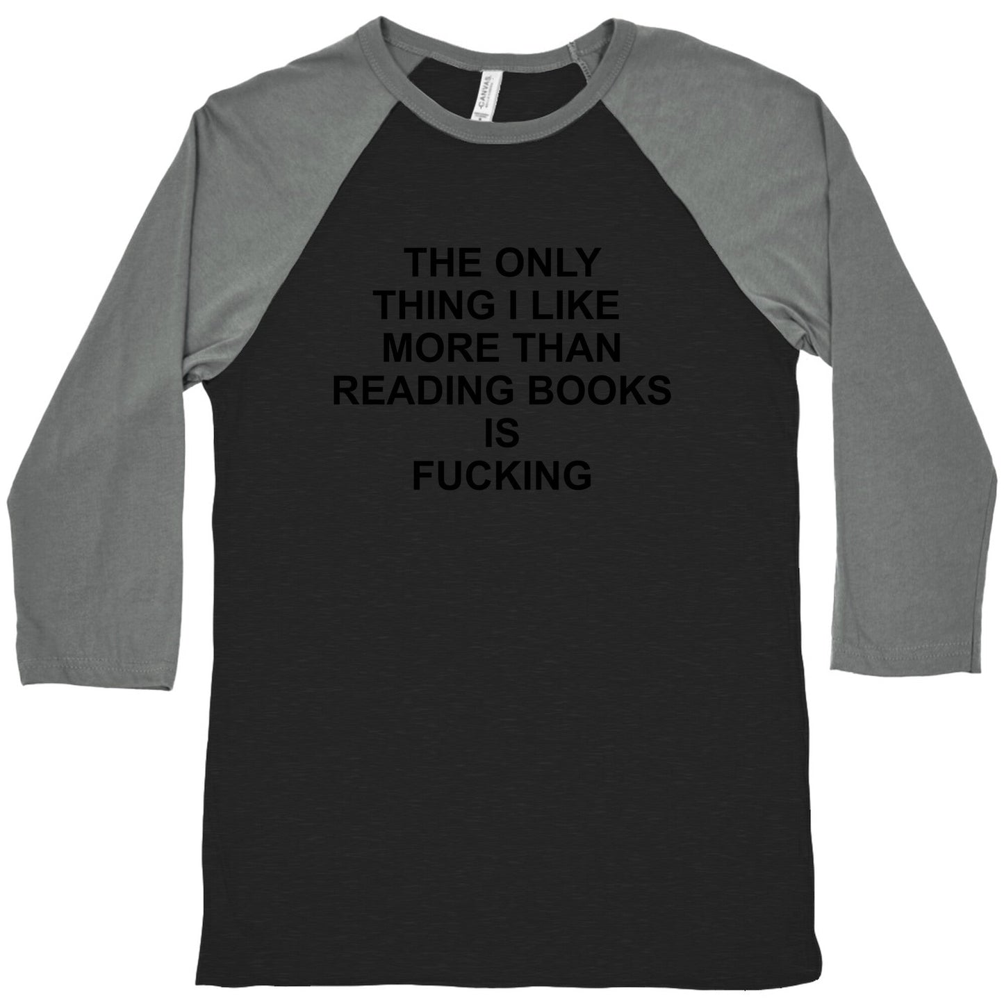 The only thing I like more than reading books Baseball Tee