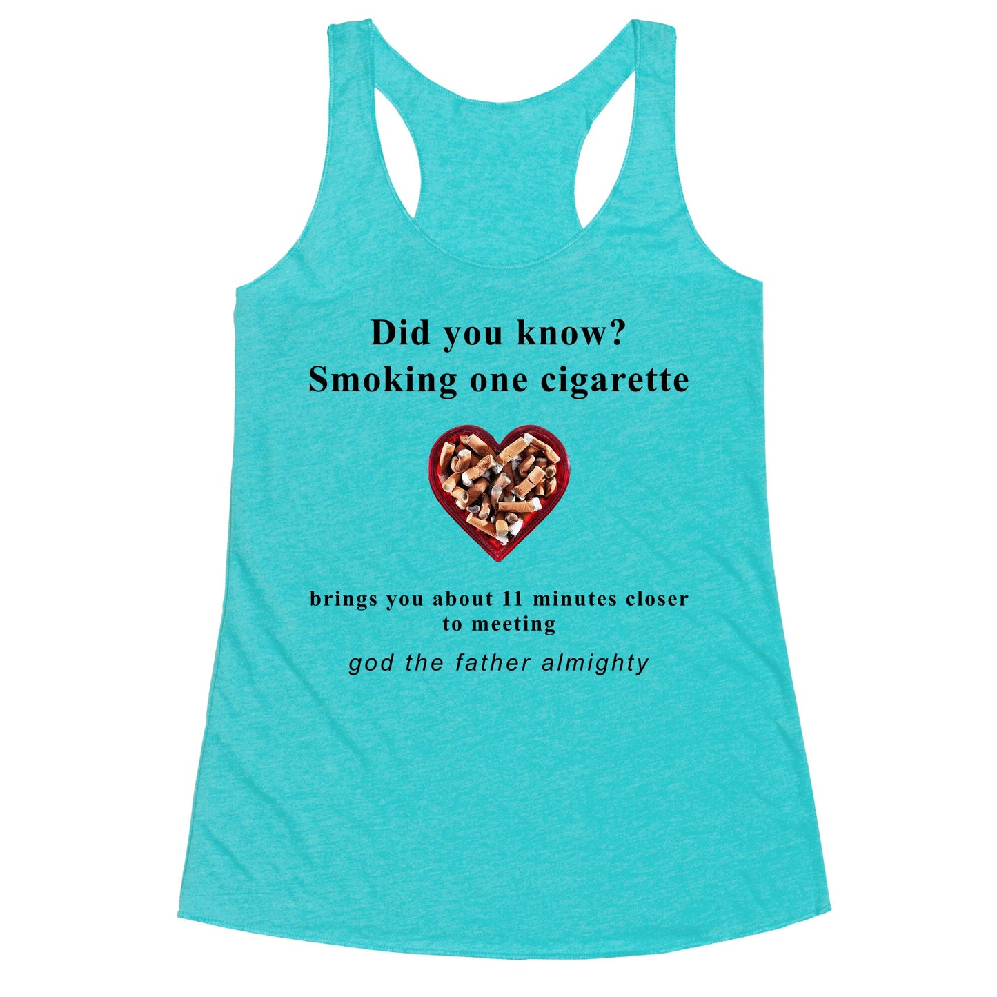 Smoking Cigs Racerback Tank