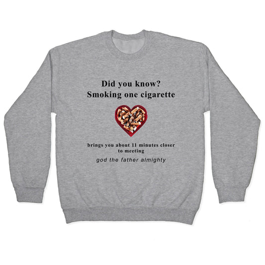 Smoking Cigs Crewneck Sweatshirt