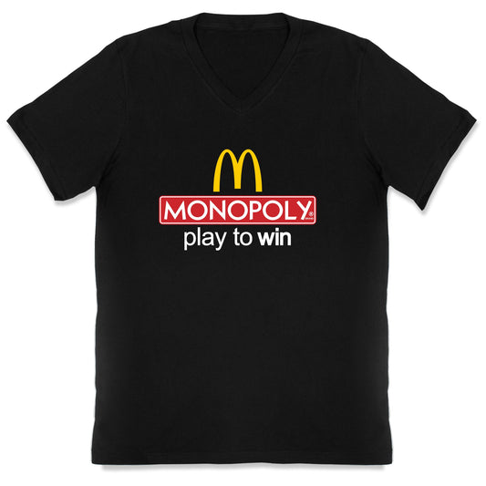 McDonalds Monopoly  V-Neck