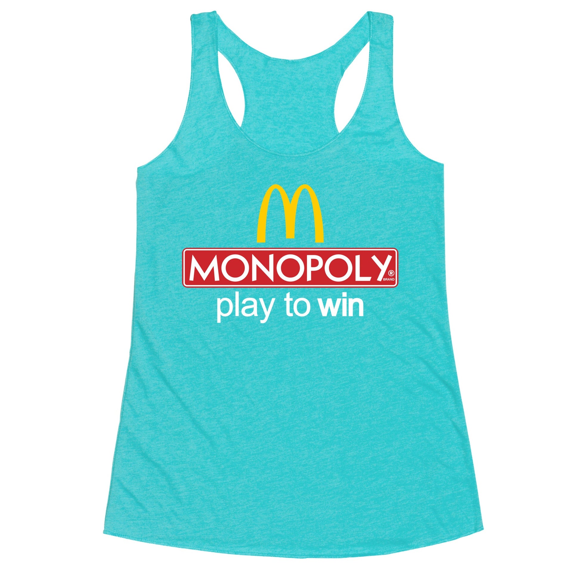 McDonalds Monopoly  Racerback Tank