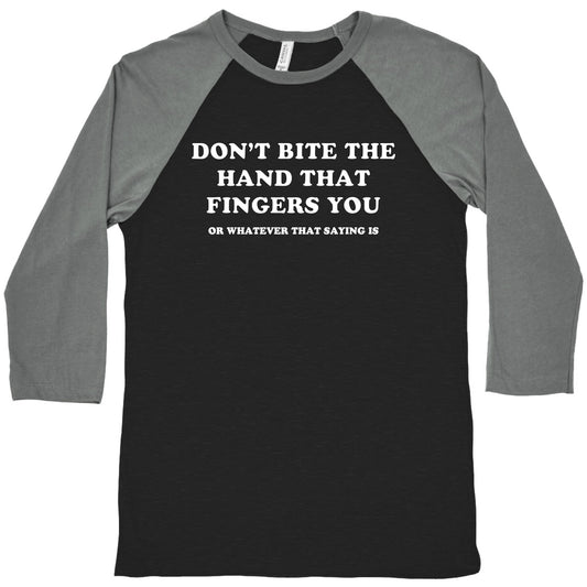 Dont Bite Baseball Tee