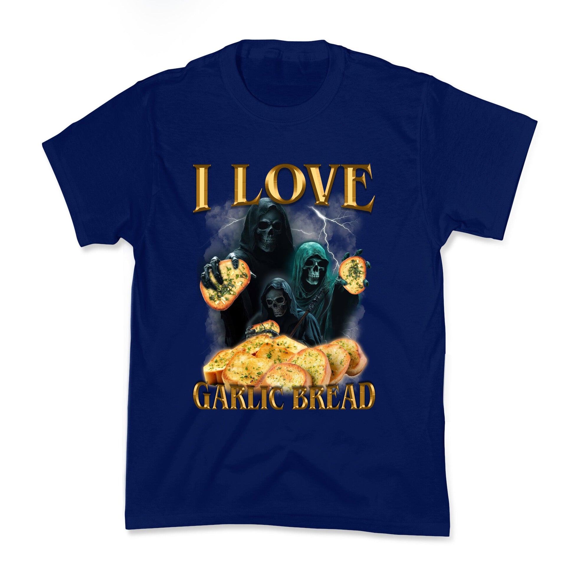 I Love Garlic Bread Kids Tee