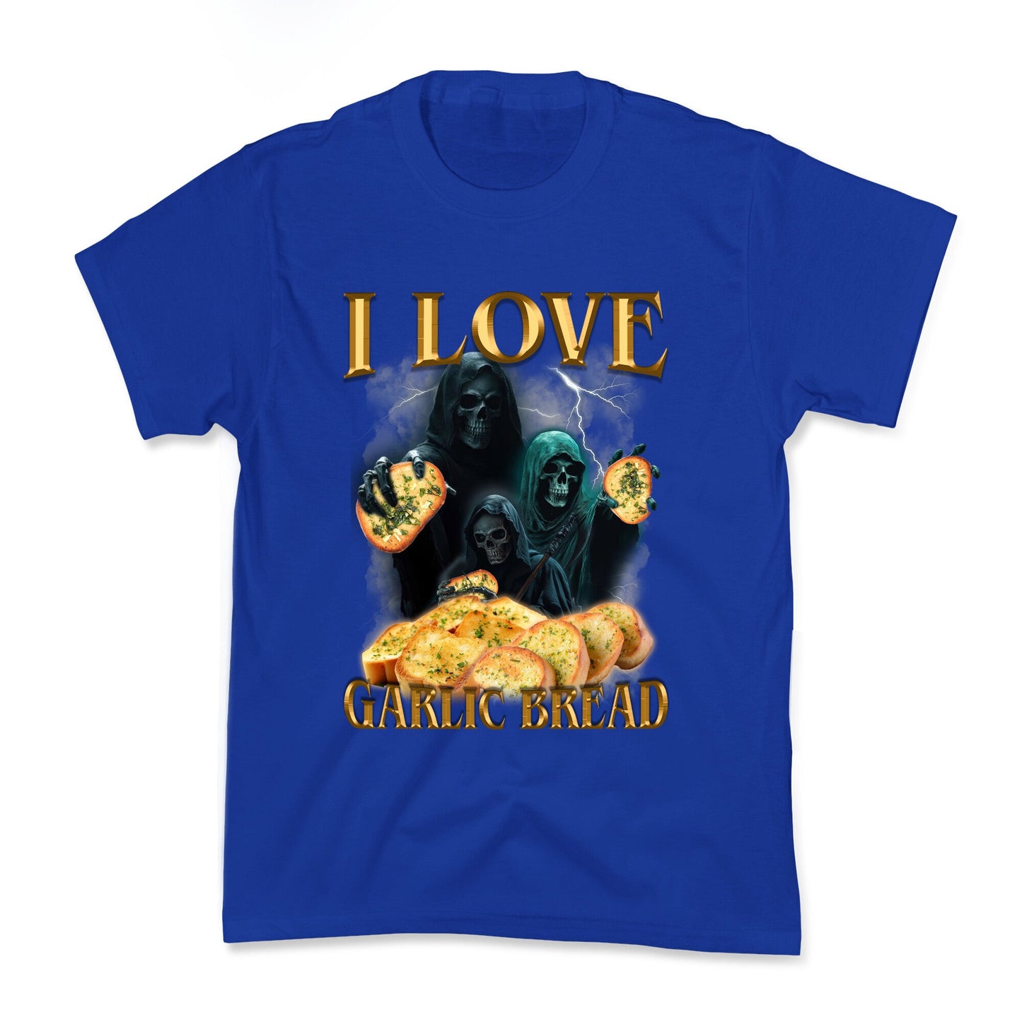I Love Garlic Bread Kids Tee