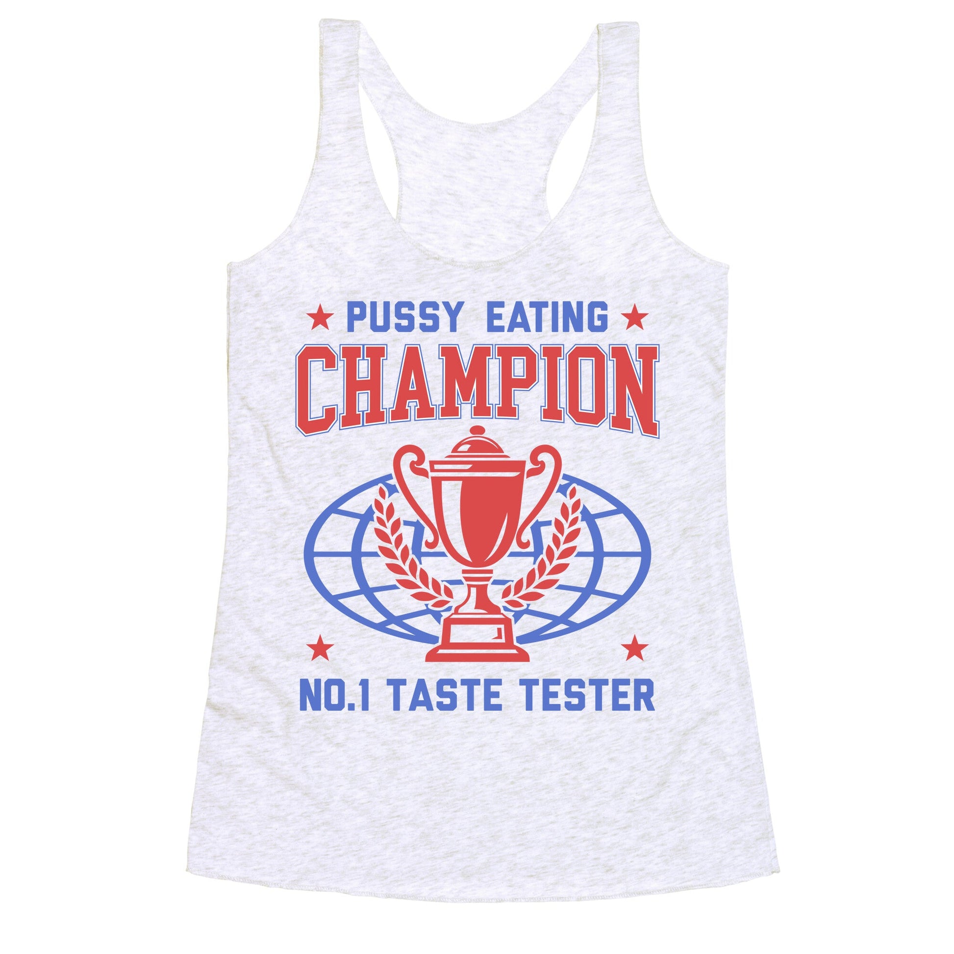 Eating \#1 Champion Racerback Tank