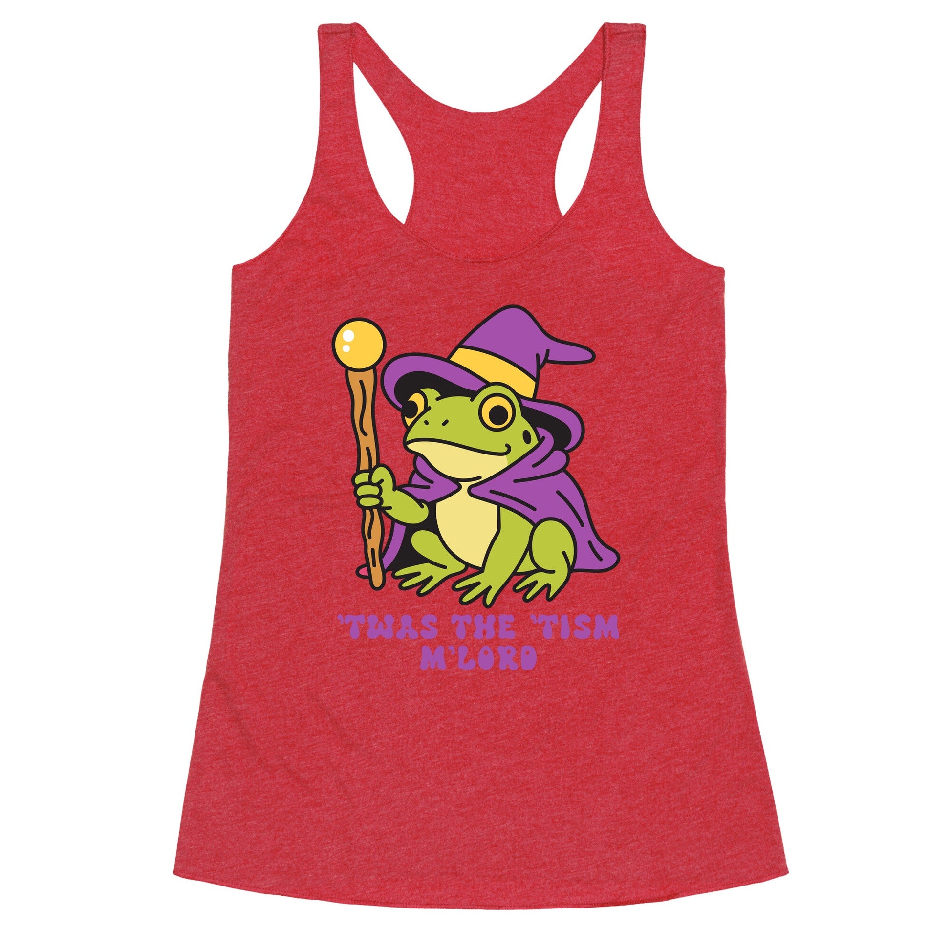 Twas the Tism Racerback Tank