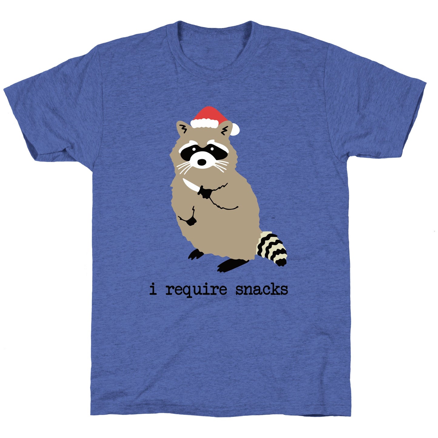 I Require Snacks Unisex Triblend Tee
