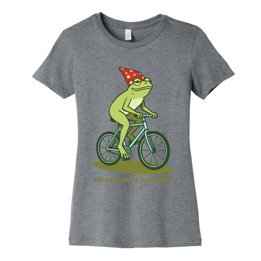 Off to Cause a Kerfuffle Womens Cotton Tee