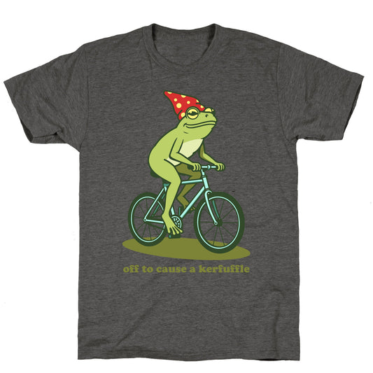 Off to Cause a Kerfuffle Unisex Triblend Tee