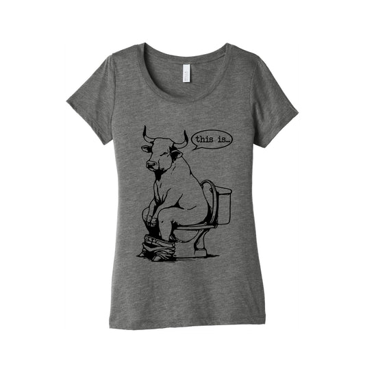 This is Bullshit Womens Triblend Tee