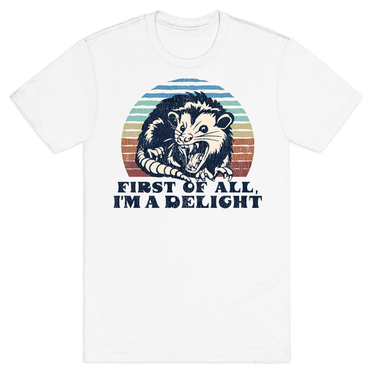 Delightful Unhinged Possum T-Shirt