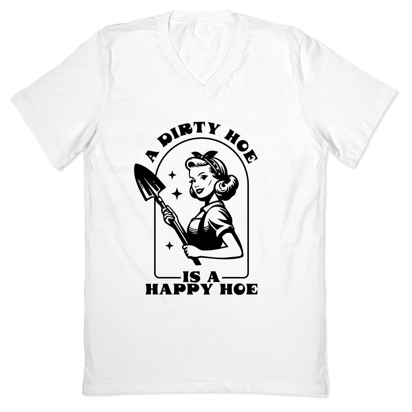 Dirty Hoe, Happy Hoe V-Neck