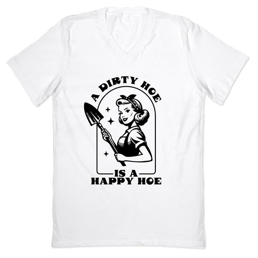 Dirty Hoe, Happy Hoe V-Neck
