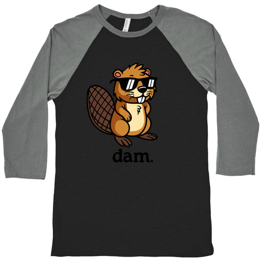 Dam. Baseball Tee