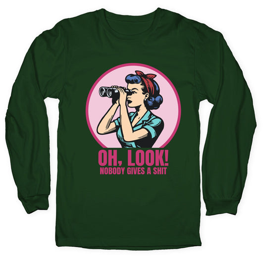 Nobody Gives A Shit Longsleeve Tee