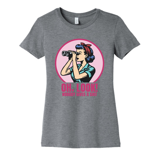 Nobody Gives A Shit Womens Cotton Tee
