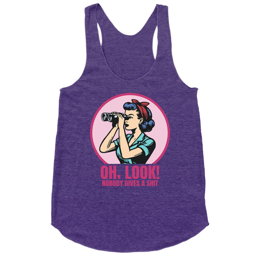 Nobody Gives A Shit Racerback Tank