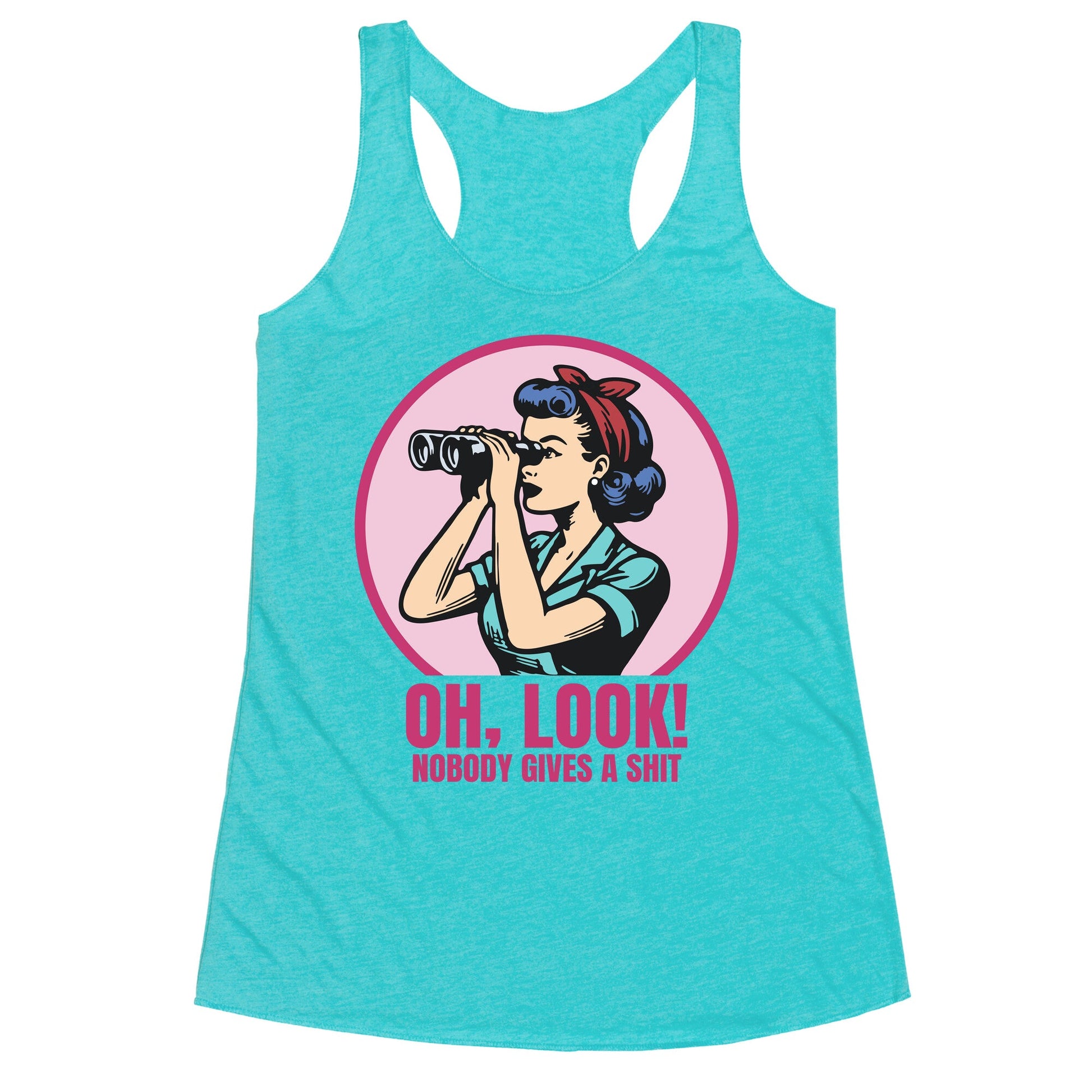 Nobody Gives A Shit Racerback Tank