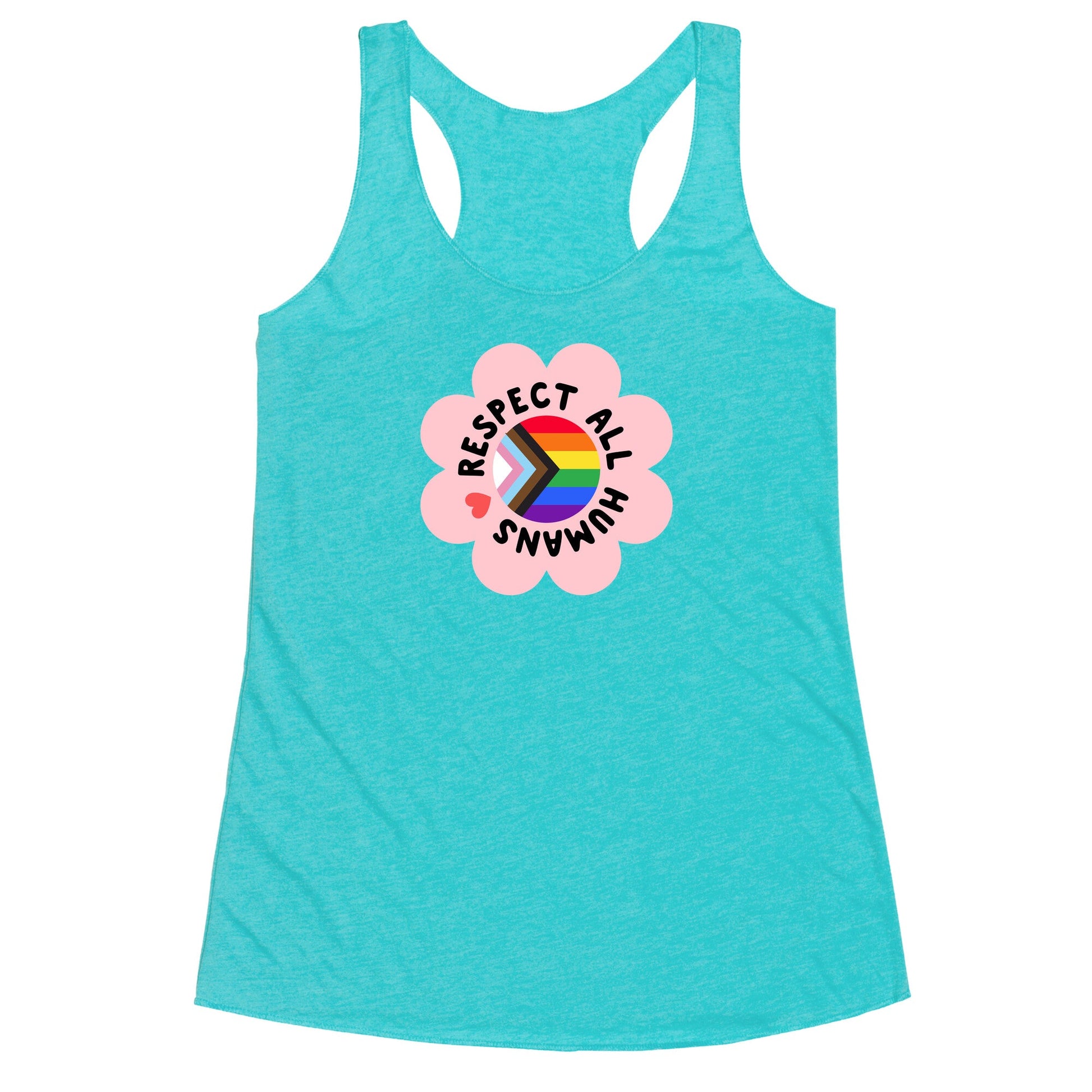 Respect All Humans Racerback Tank