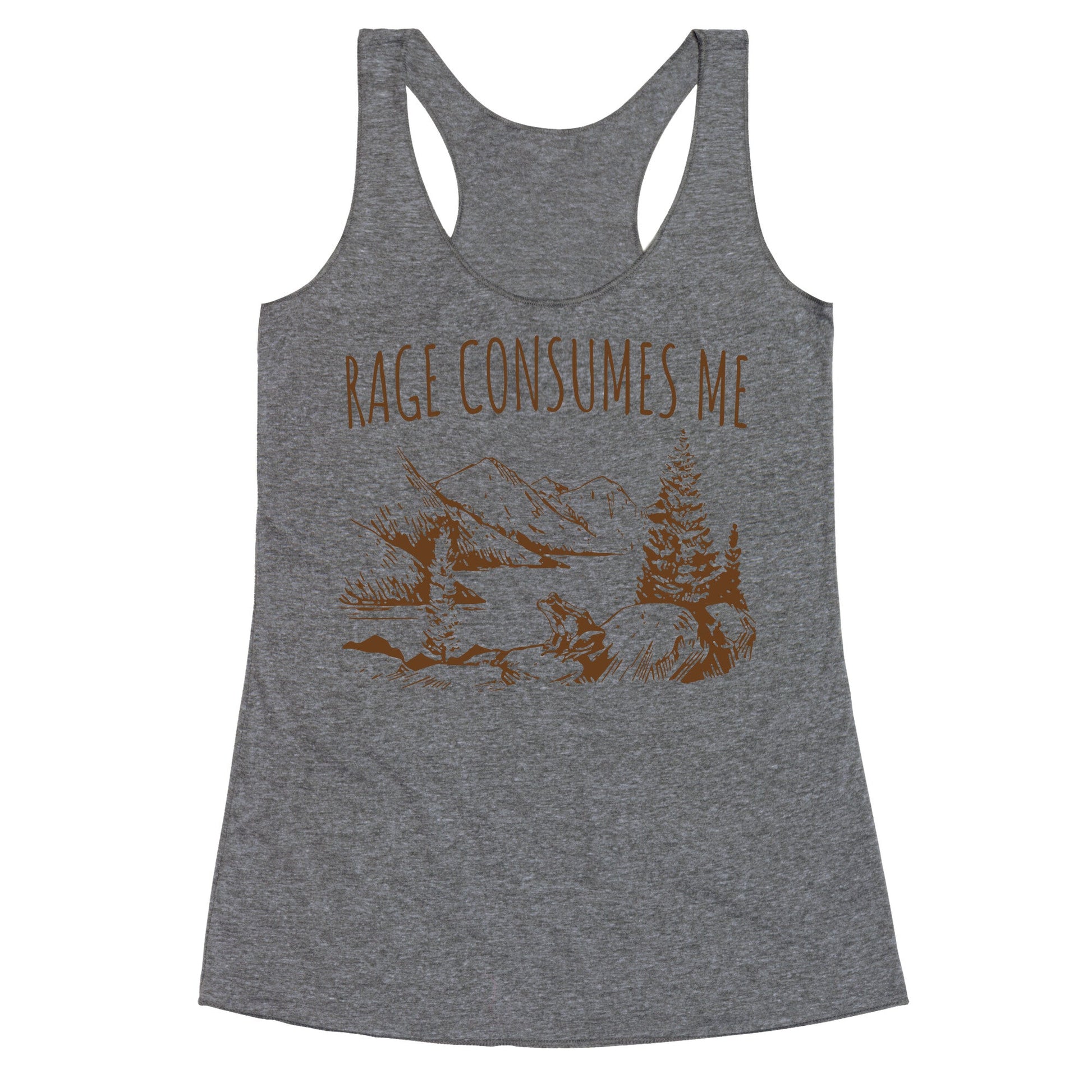 Rage Consumes Me Racerback Tank