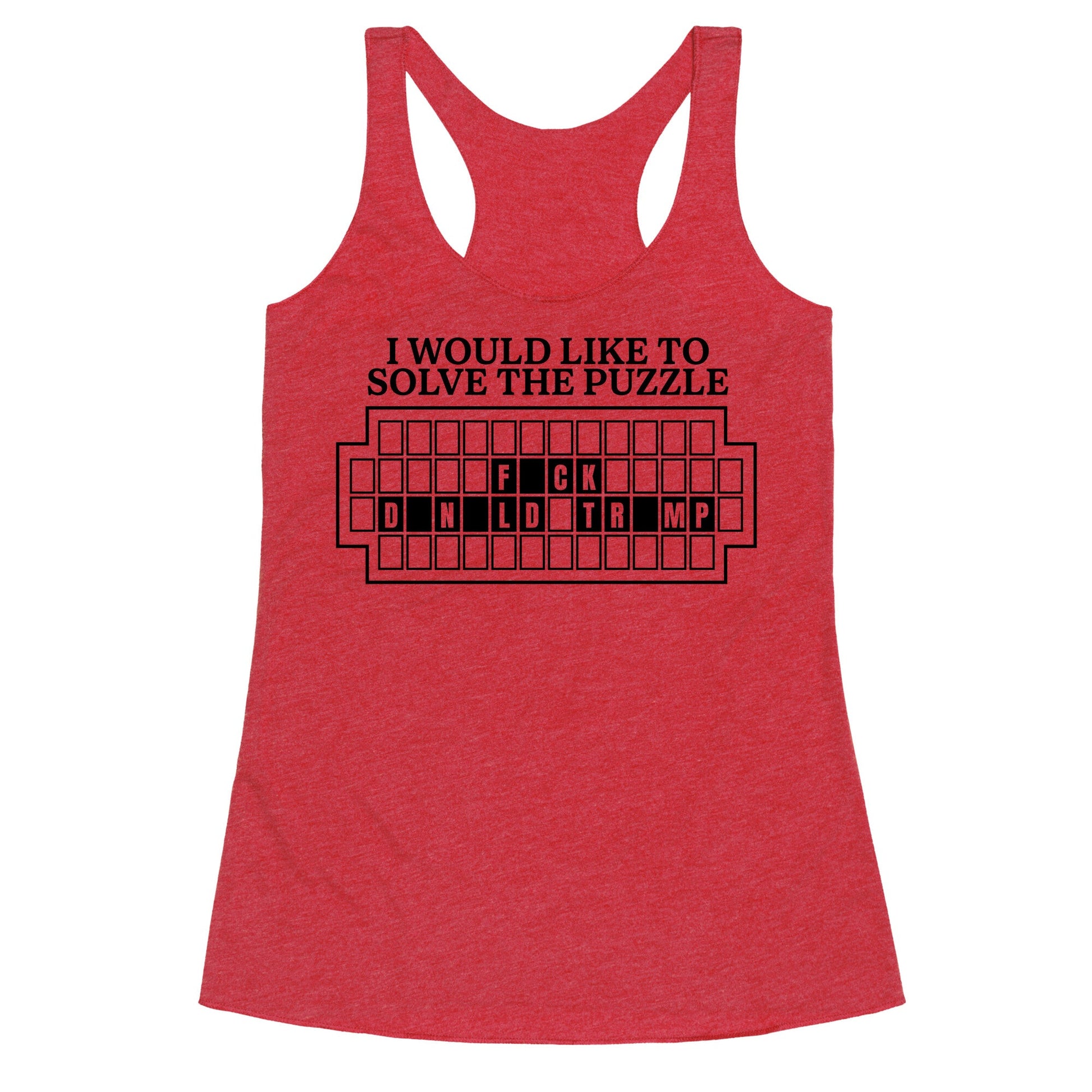 Wheel Of Fortune Racerback Tank