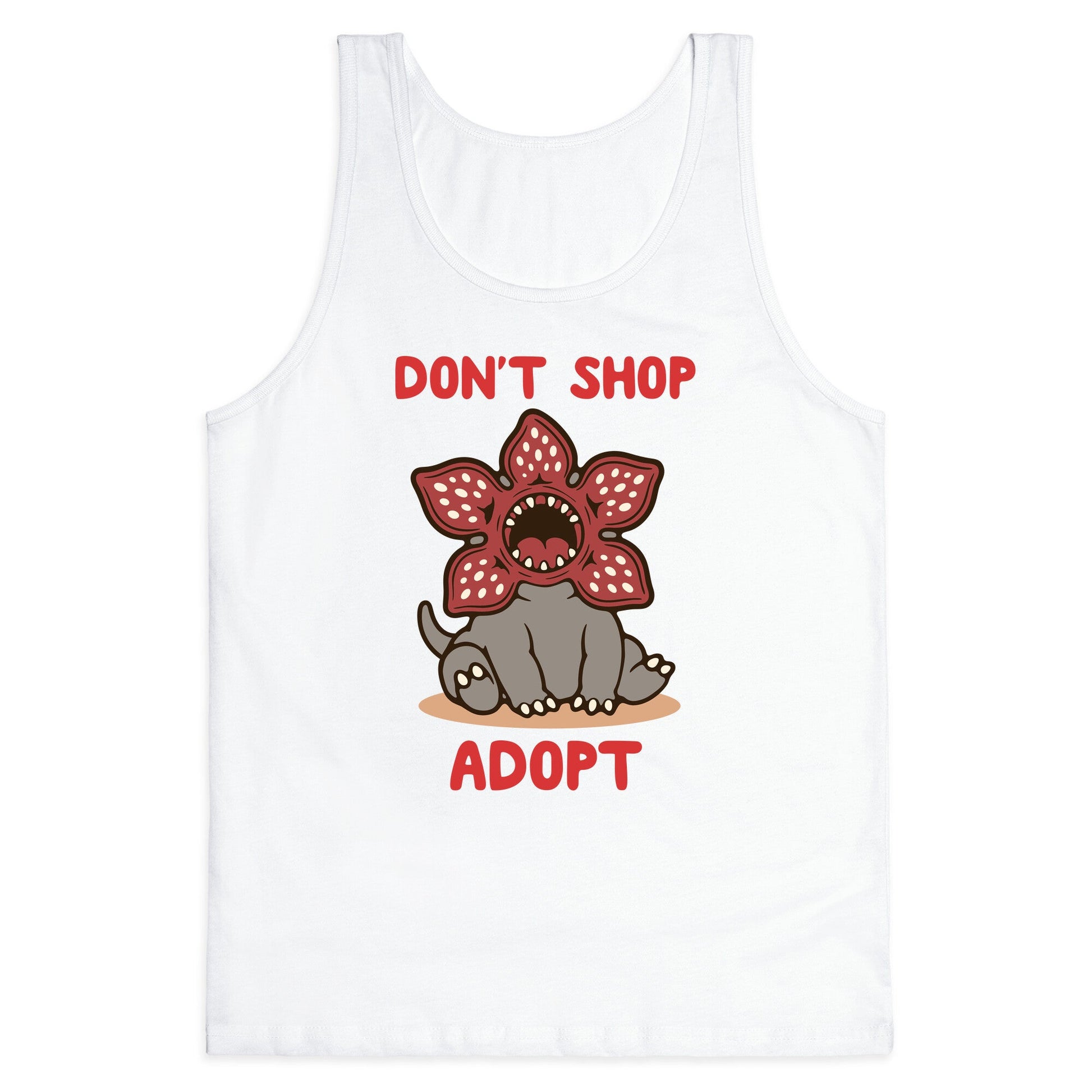 Dont Shop Adopt Demogorgon Tank Top
