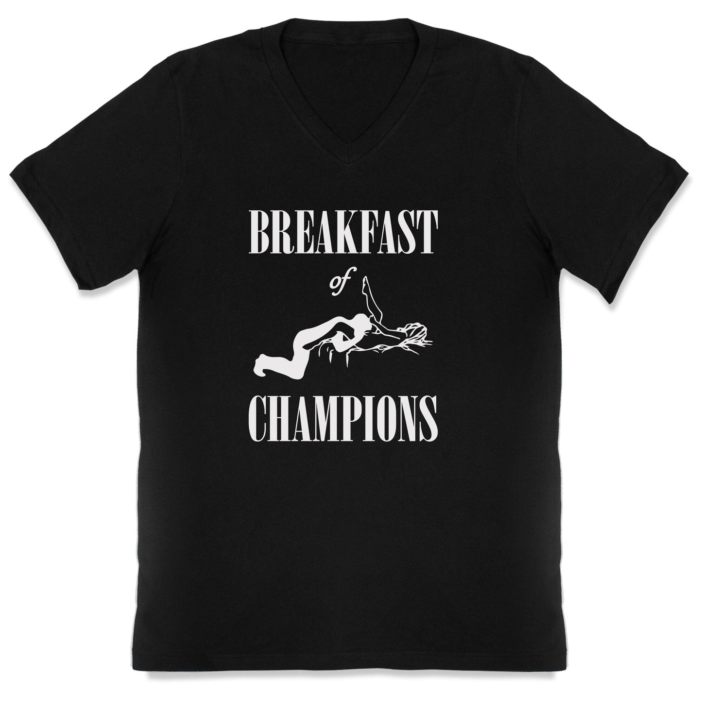 Breakfast Of Champnions V-Neck