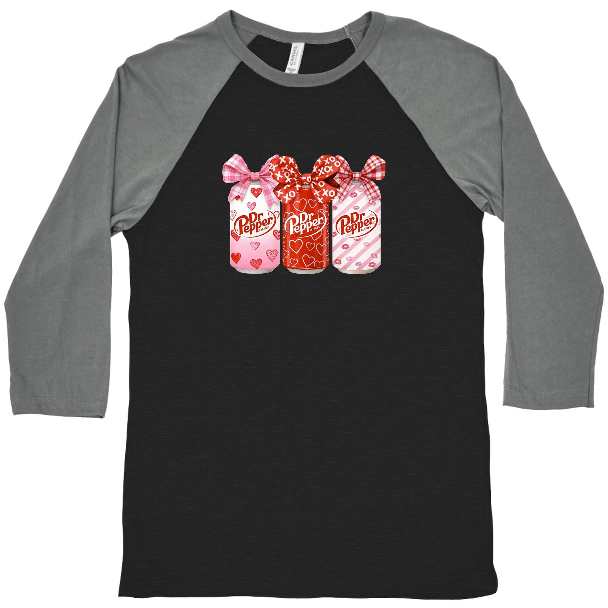 Dr. Pepper Valentine Baseball Tee