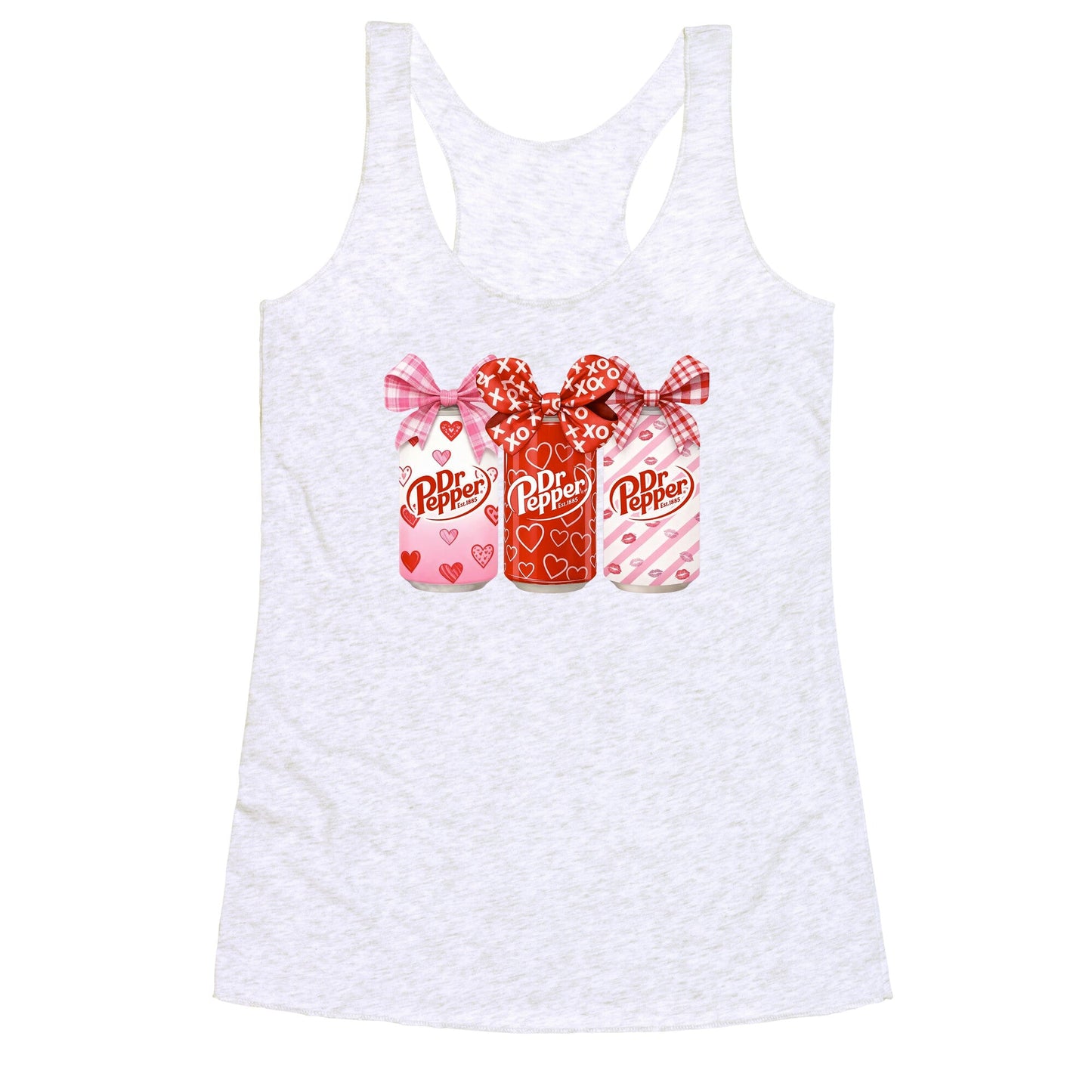 Dr. Pepper Valentine Racerback Tank