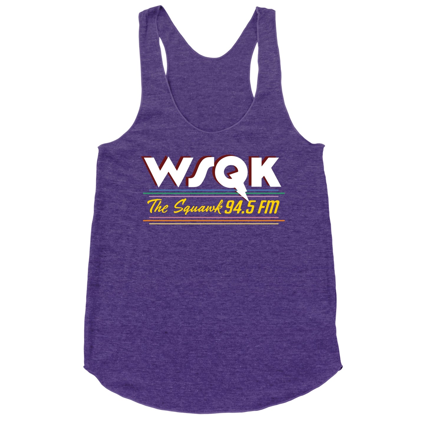 WSQK The Squawk Racerback Tank