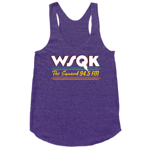 WSQK The Squawk Racerback Tank