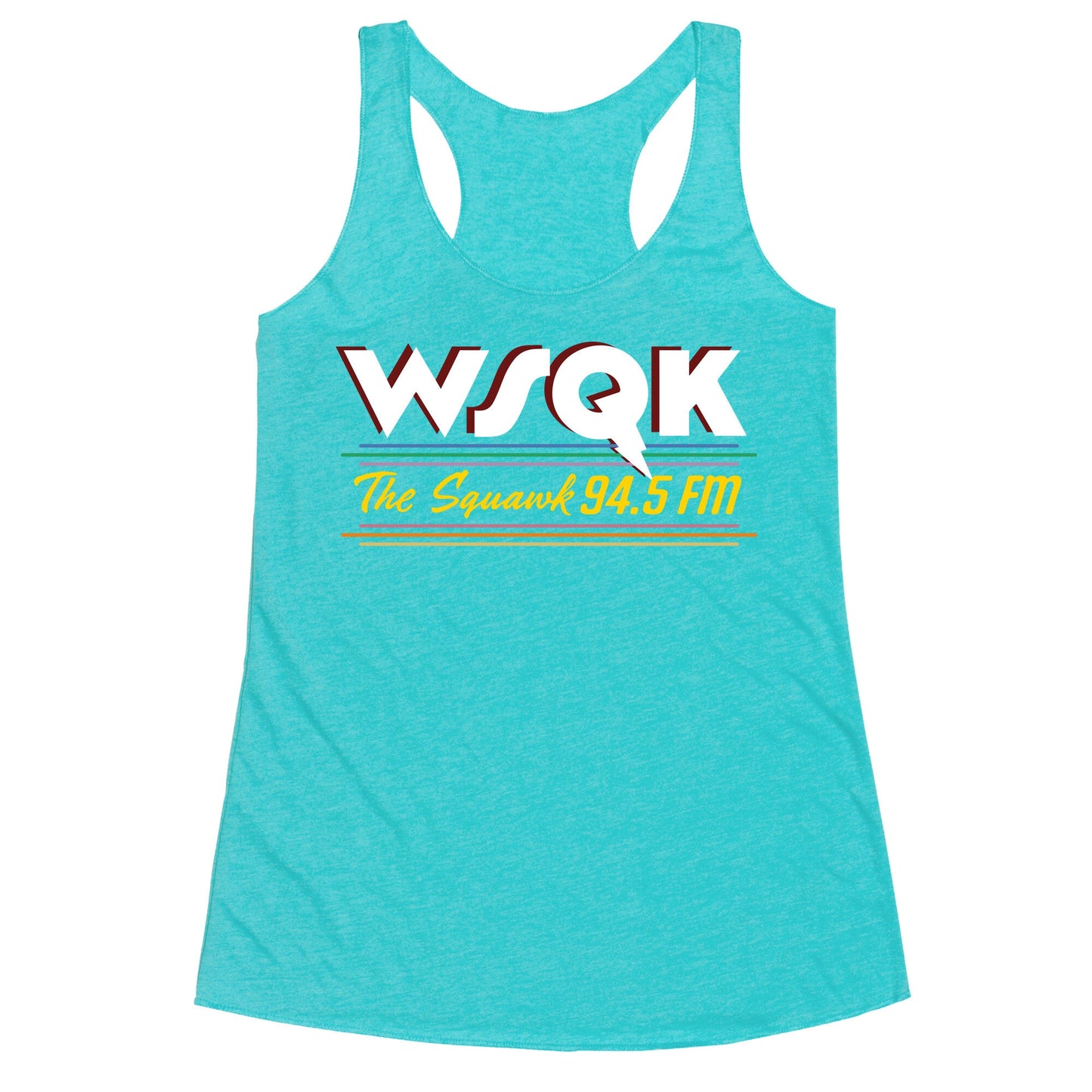 WSQK The Squawk Racerback Tank