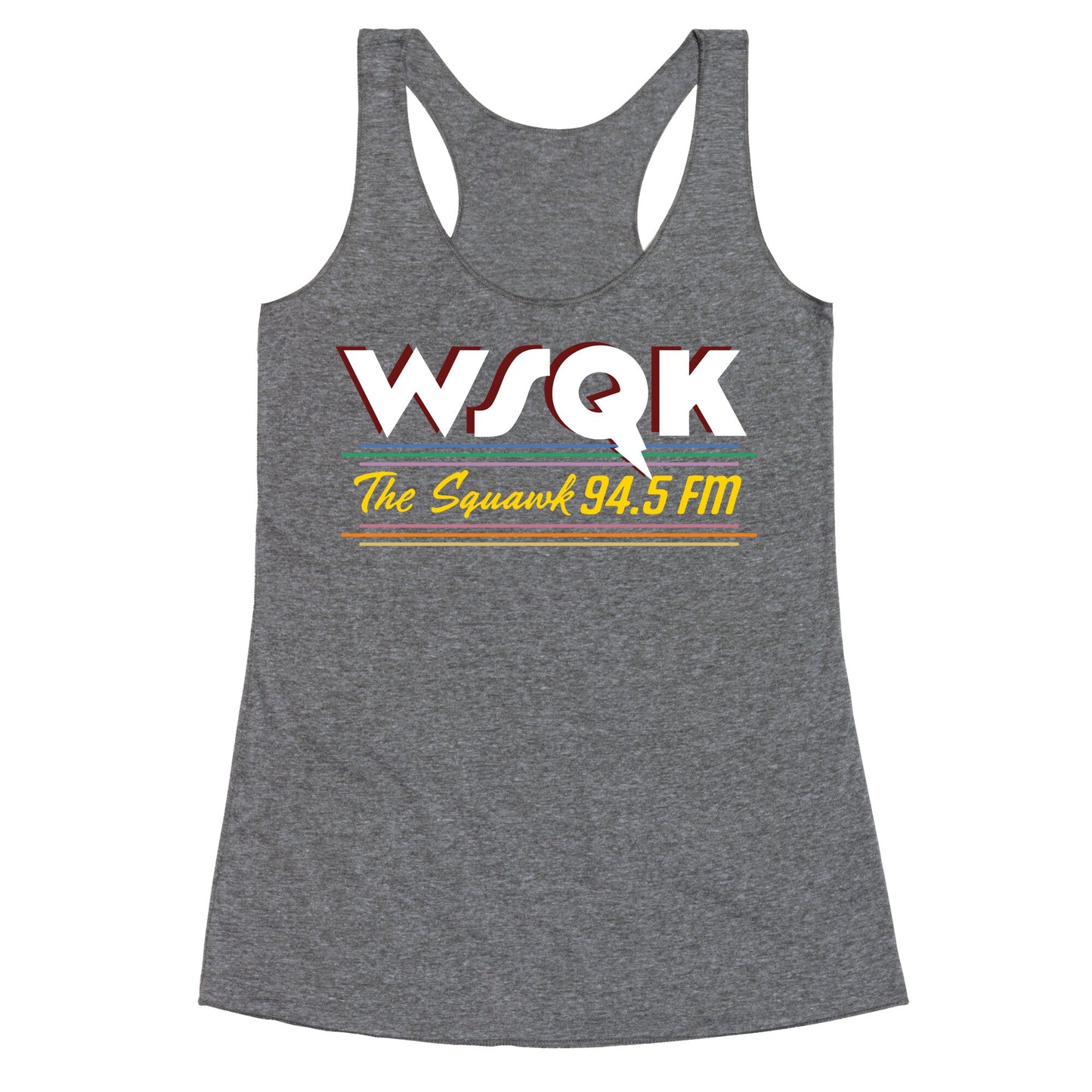WSQK The Squawk Racerback Tank