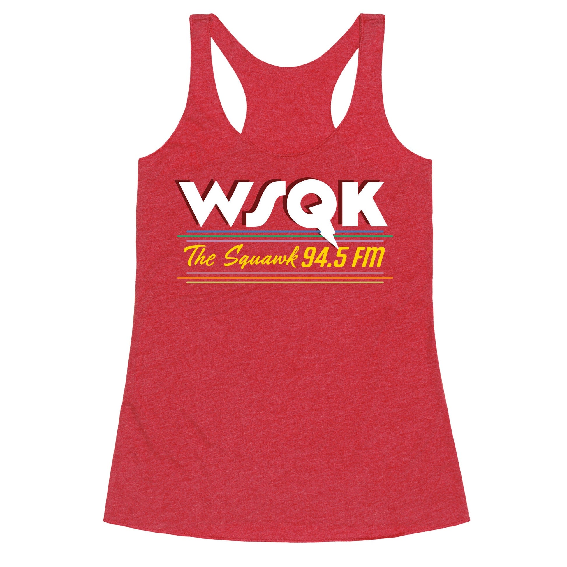 WSQK The Squawk Racerback Tank