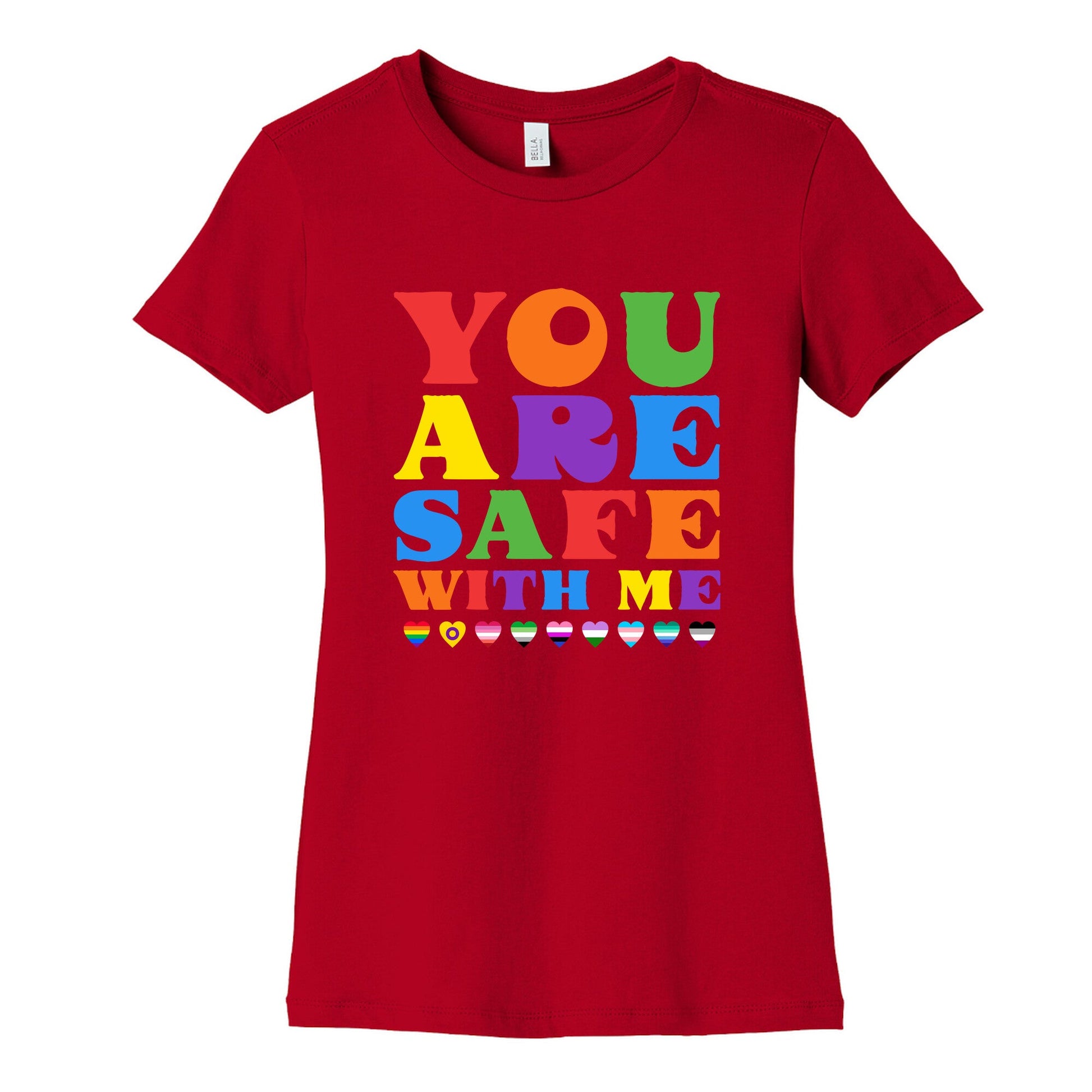 You Are Safe With Me Womens Cotton Tee