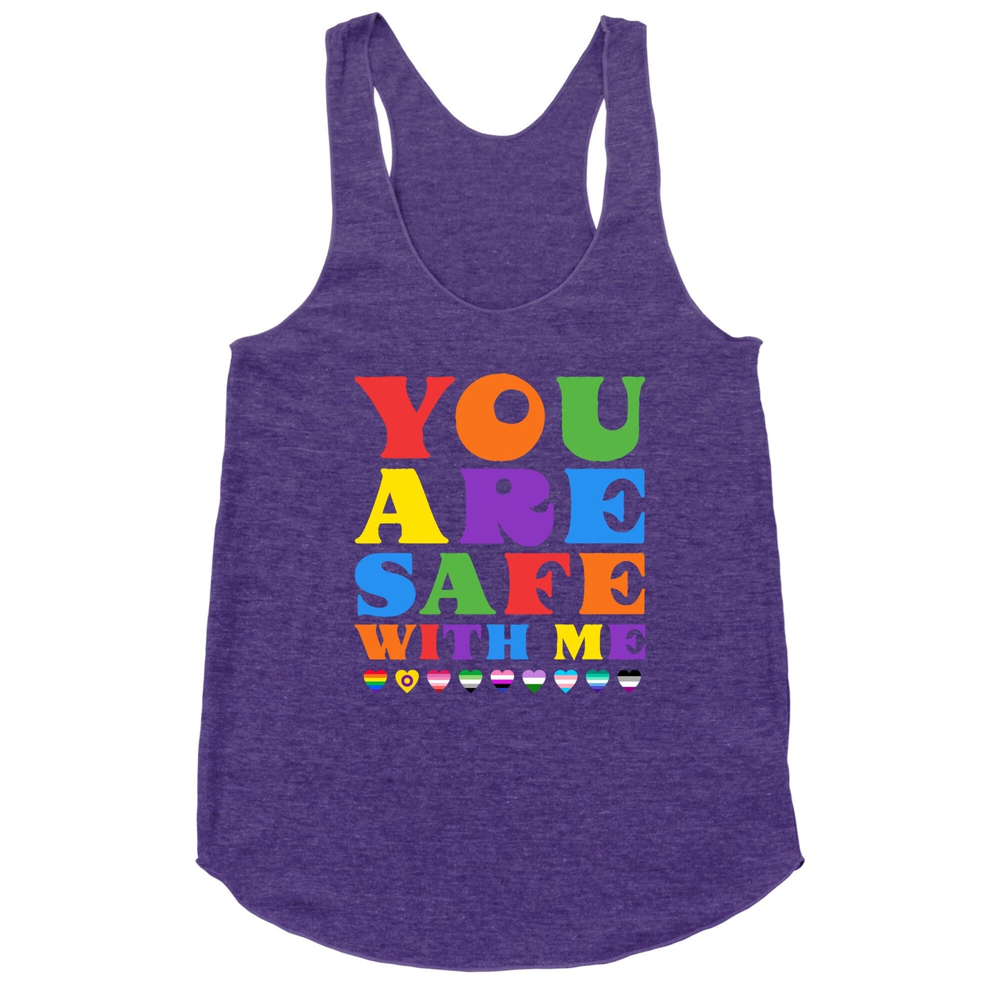 You Are Safe With Me Racerback Tank