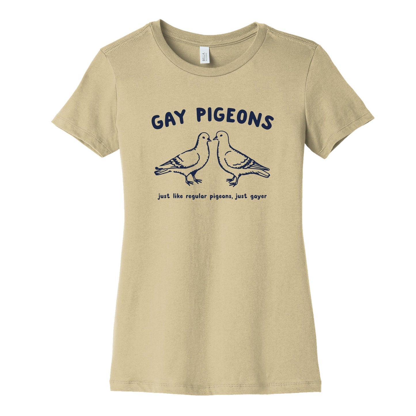 Gay Pigeons Womens Cotton Tee