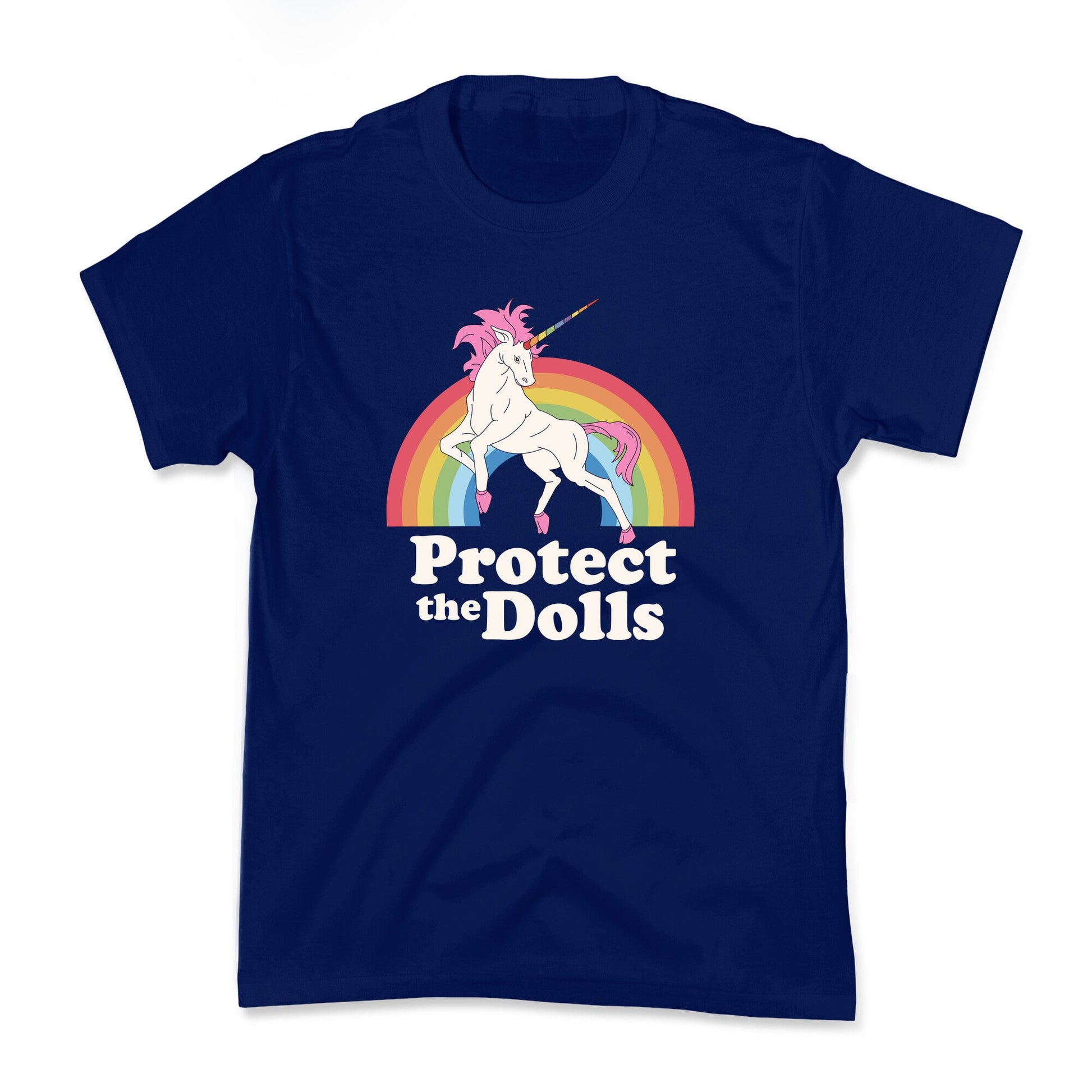 Protect The Dolls Unicorn Kids Tee