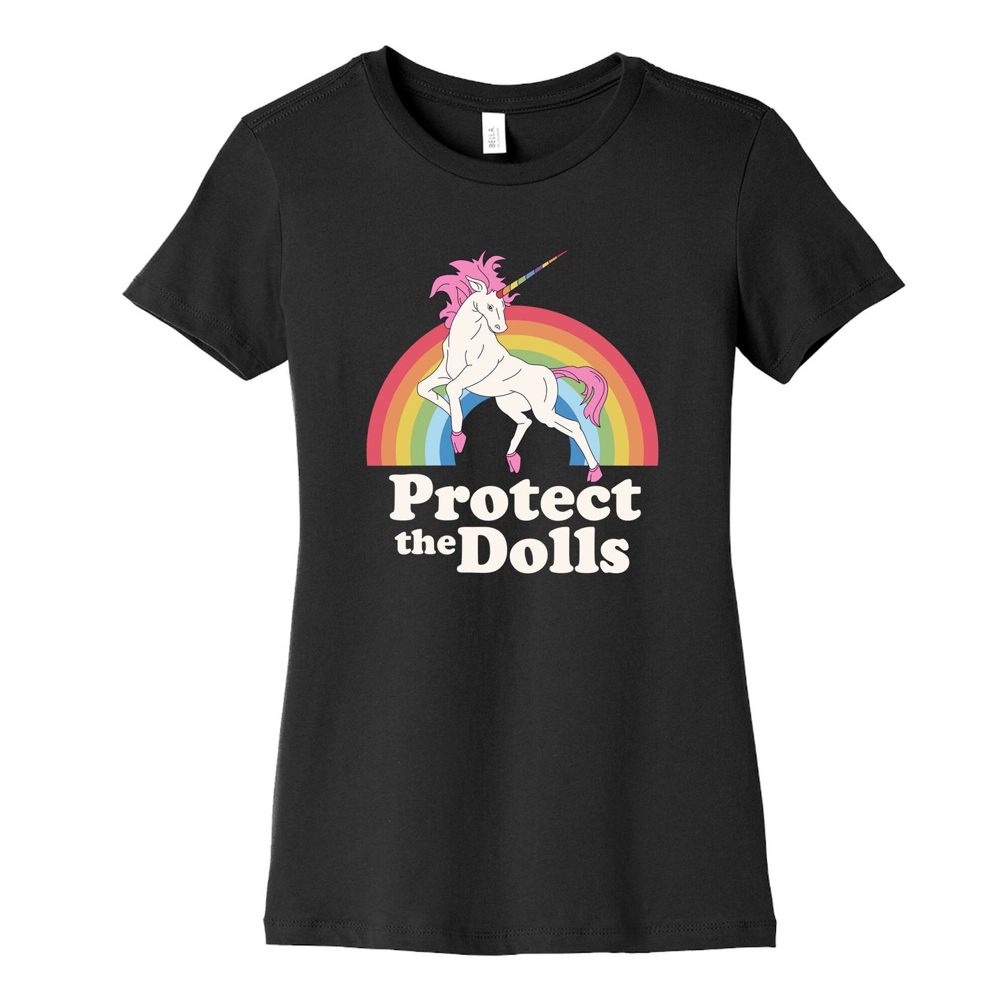 Protect The Dolls Unicorn Womens Cotton Tee
