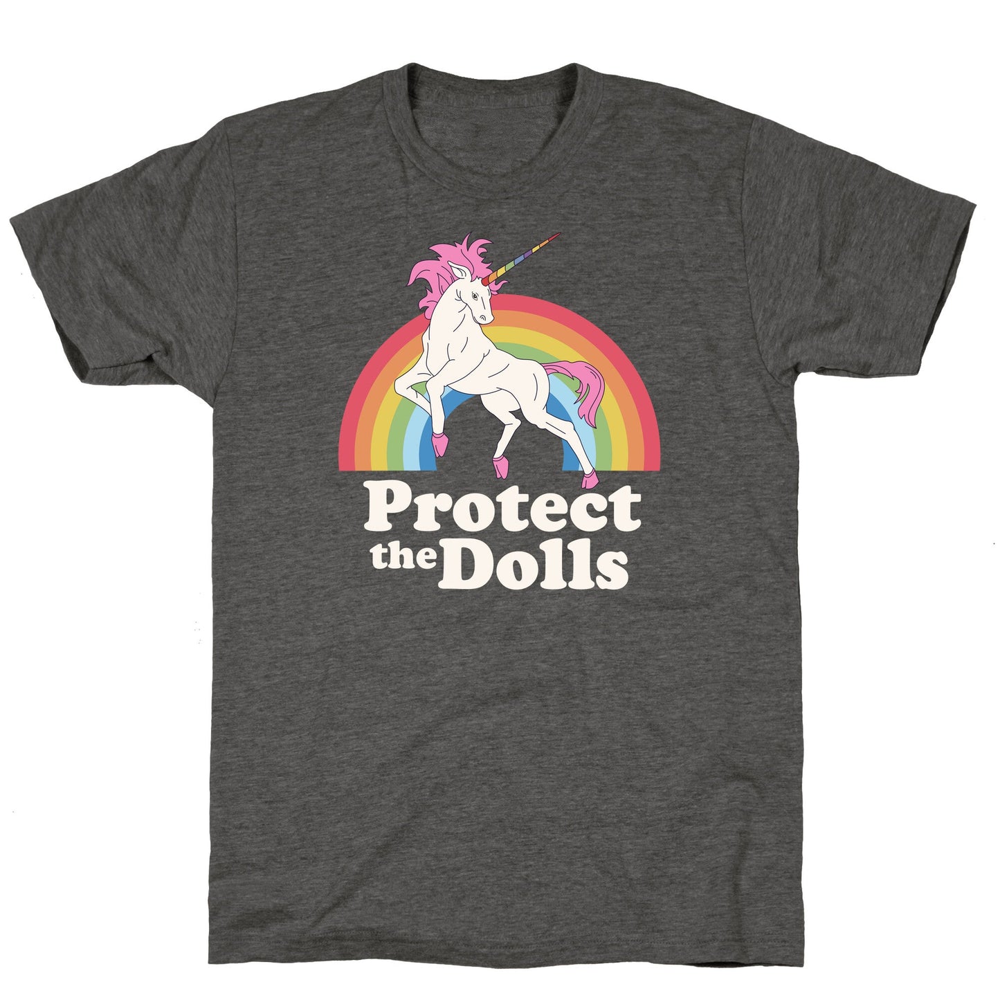 Protect The Dolls Unicorn Unisex Triblend Tee