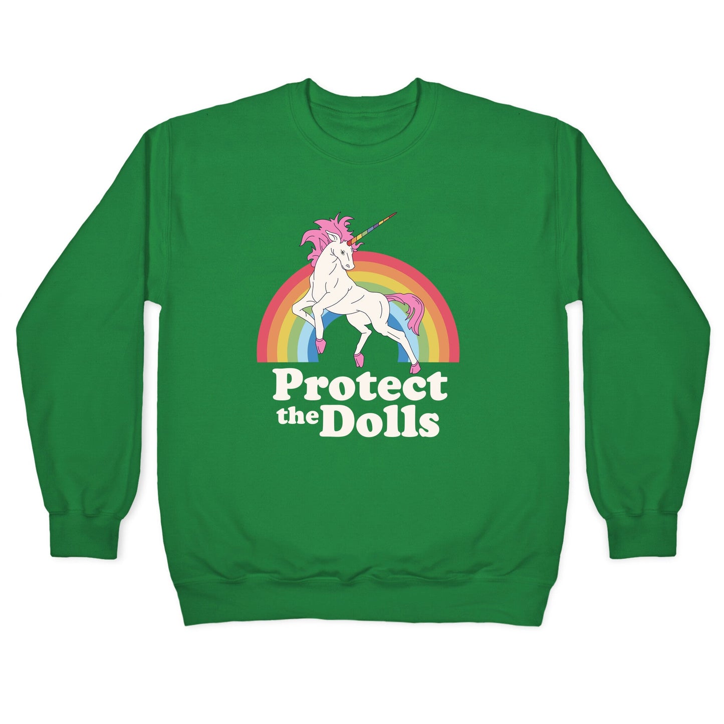 Protect The Dolls Unicorn Crewneck Sweatshirt