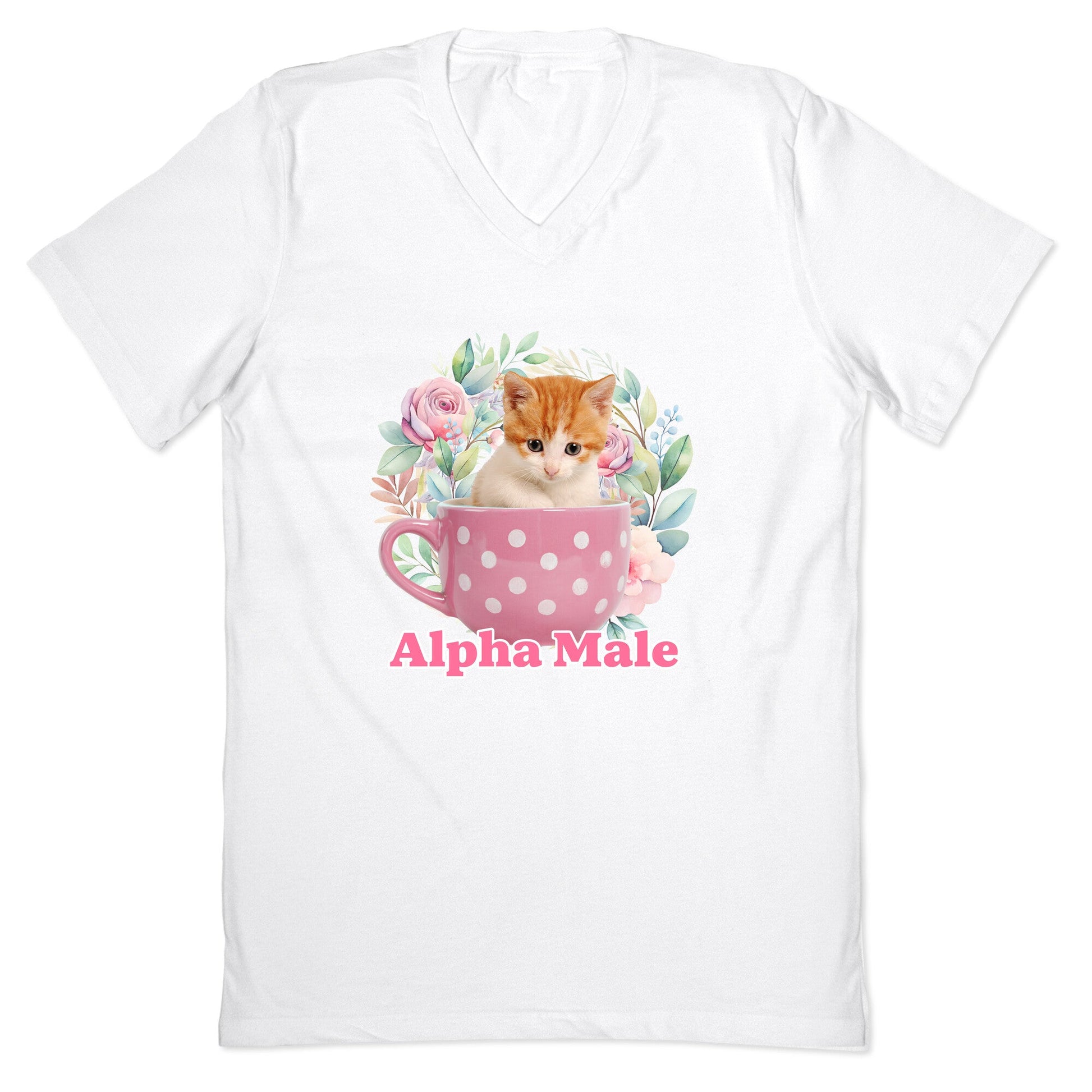 Alpha Male Kitten V-Neck