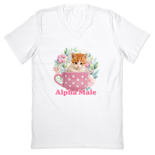 Alpha Male Kitten V-Neck